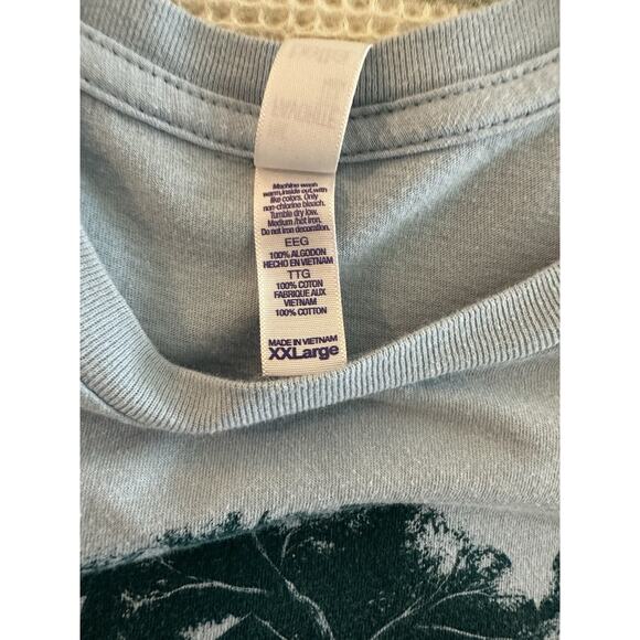 Matt Nathanson Annie Treehouse Concert Light Blue Graphic T-shirt Juniors 2XL - Picture 4 of 5